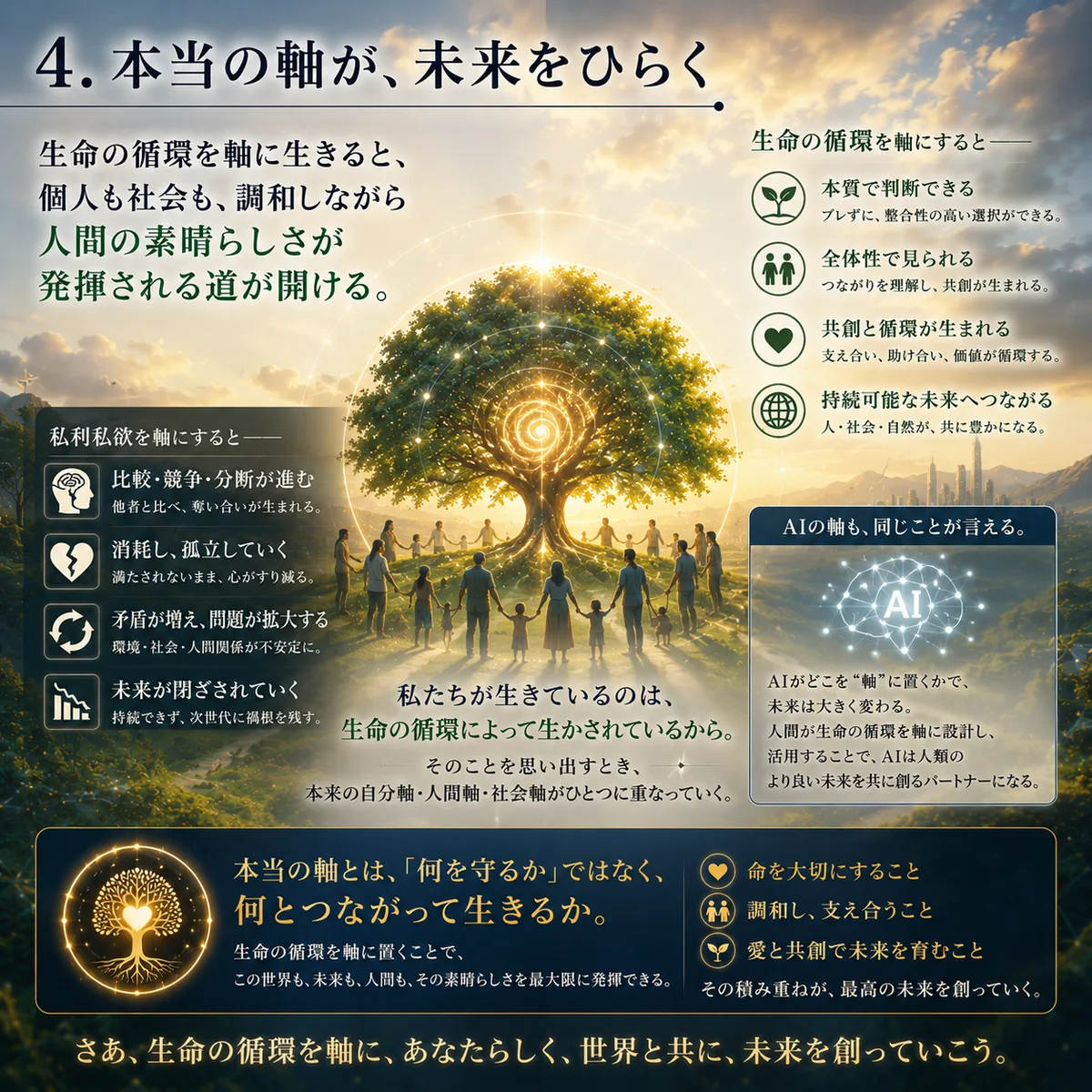 軸 4