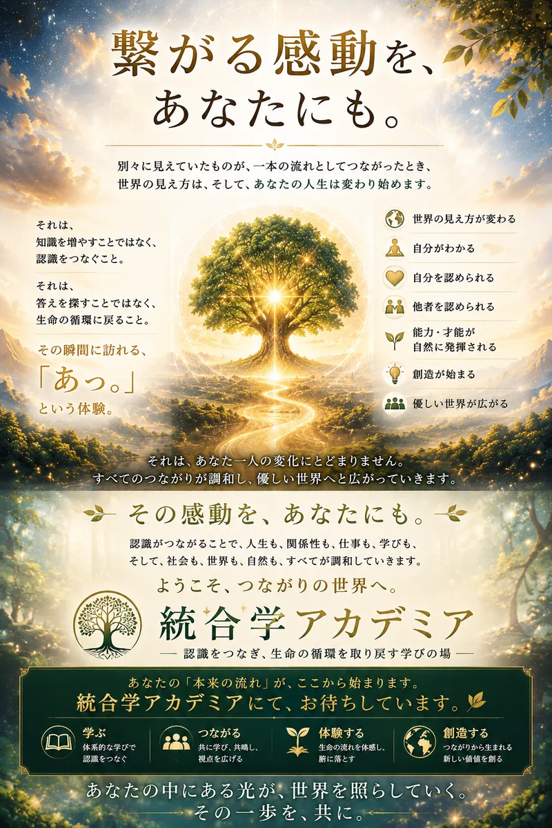 繋がる感動を、あなたにも。5
