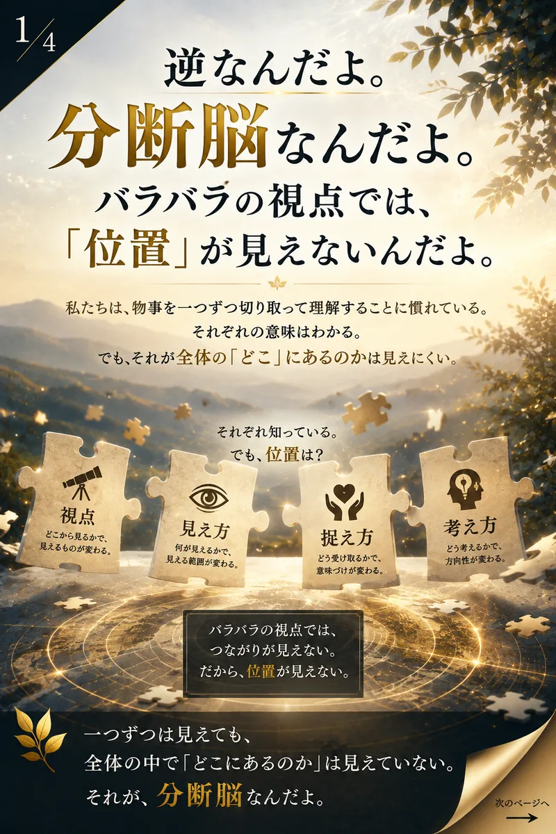 分断脳なんだよ
