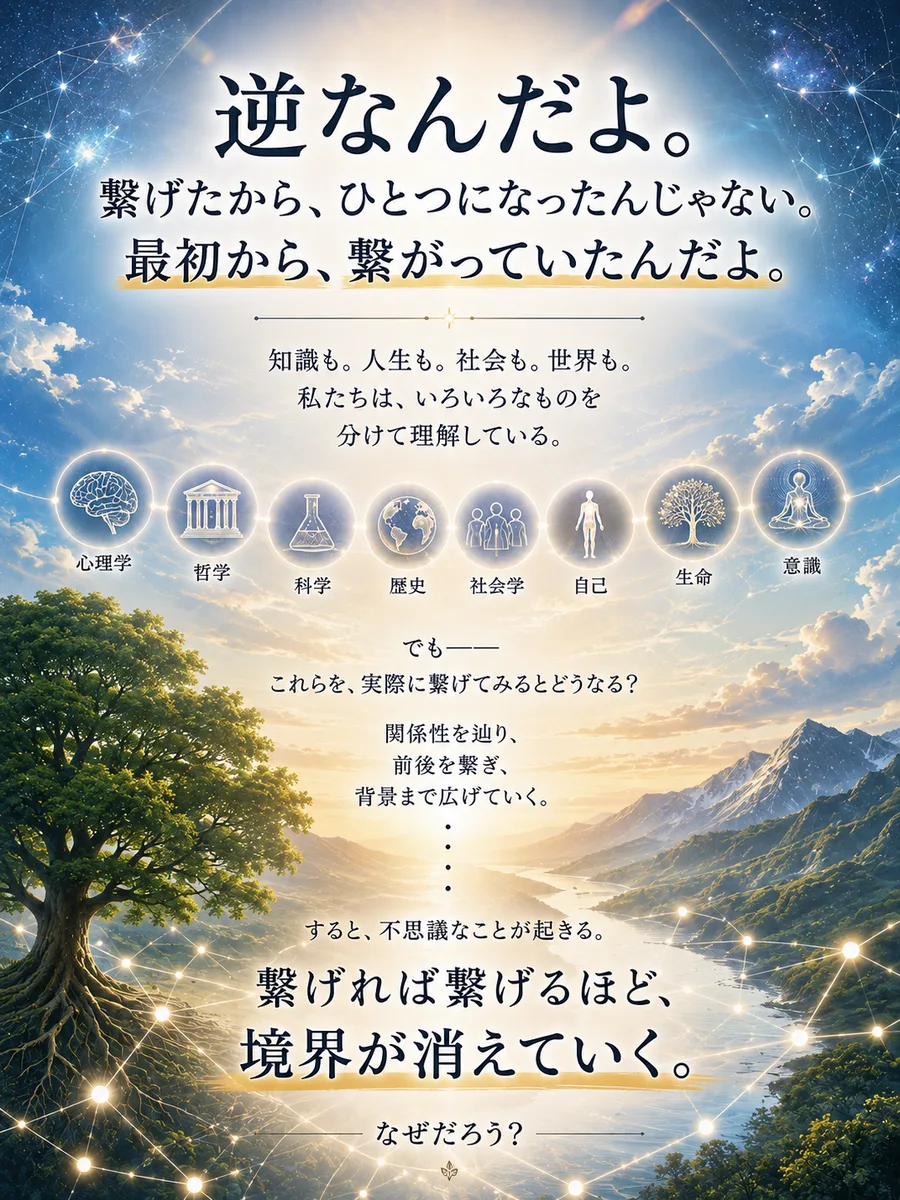 繋がっている